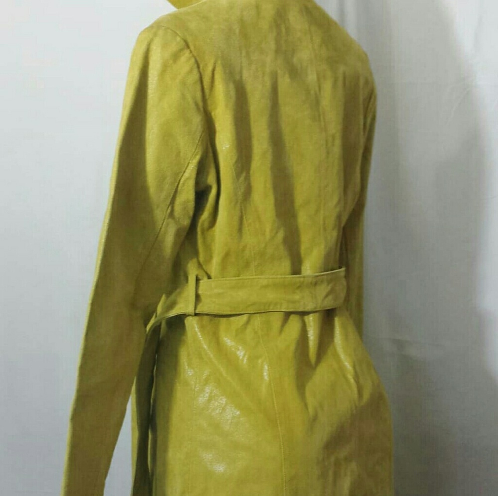 Kenar Micro-Leather Scales Coat-Size 4 - Picture 3 of 8
